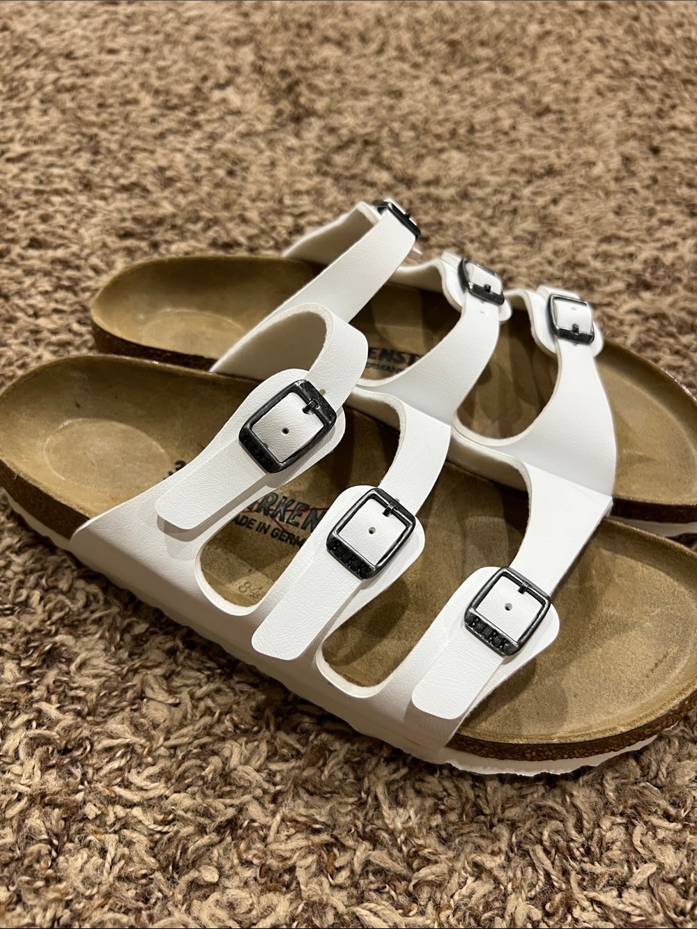 New Birkenstock Florida Birko-flor sandals sz 8 39